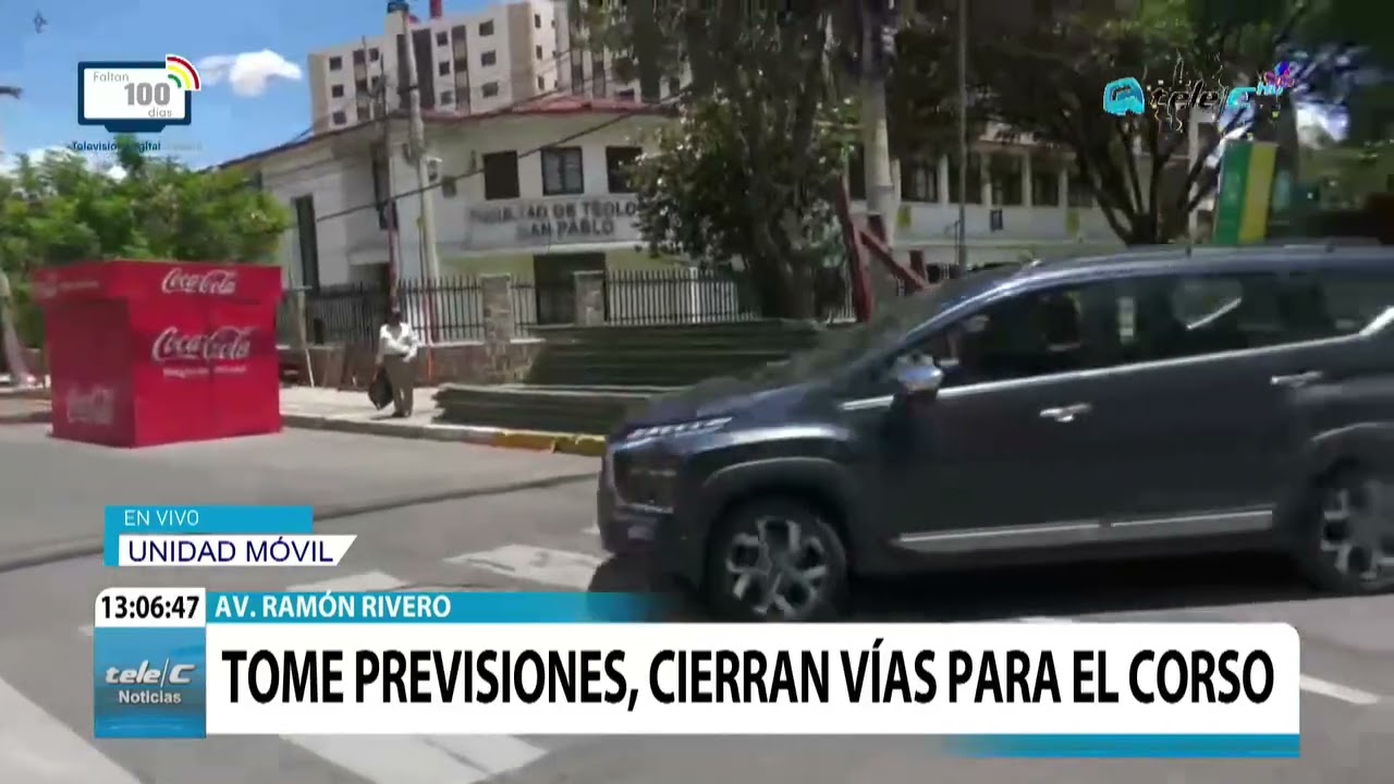 TOME PREVISIONES, CIERRAN VÍAS PARA EL CORSO.