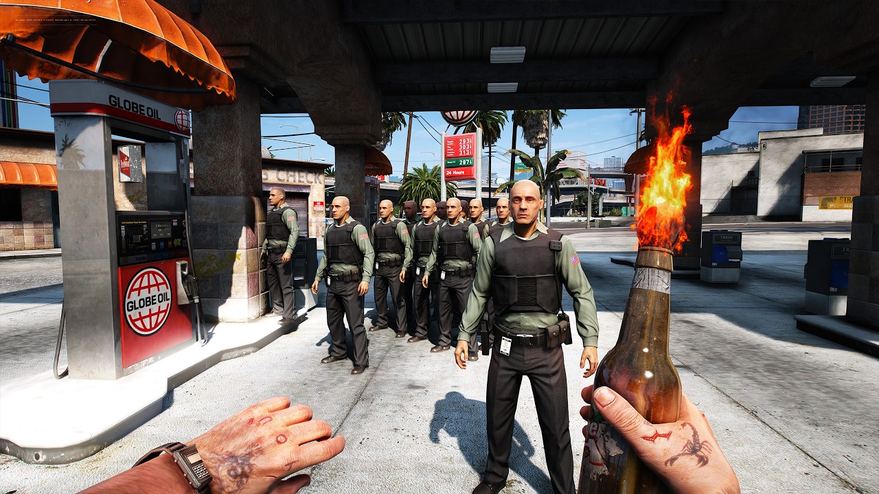 GTA5's Most EPIC NPC Fails vs. Fire Bottle Kills
