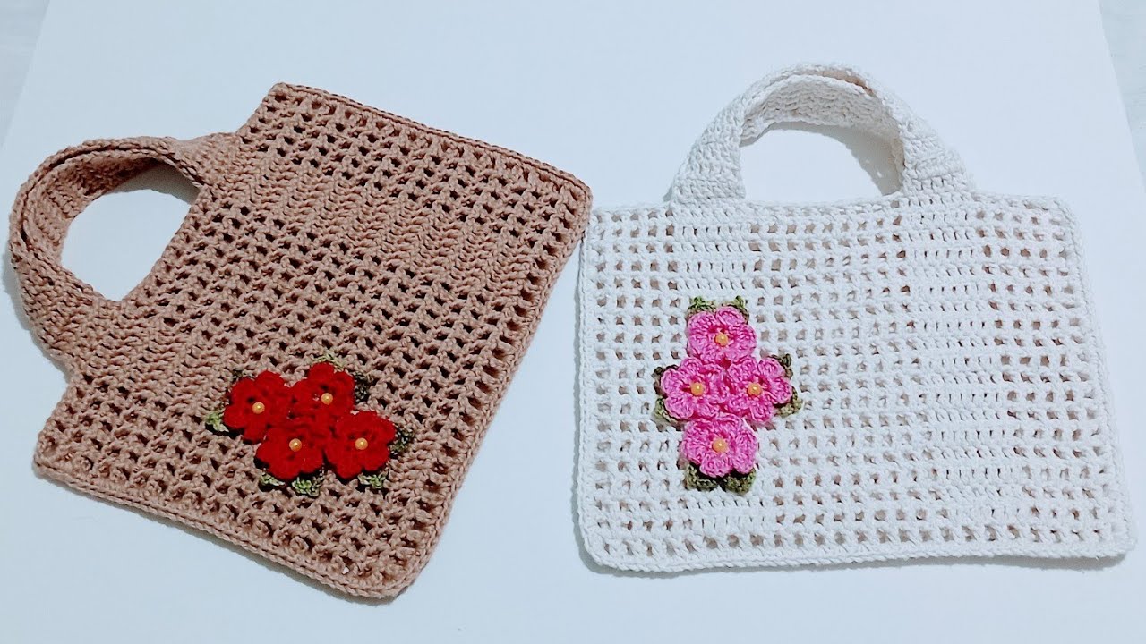 porta Bíblia ou sacola em crochê | rápida e fácil de fazer ✨