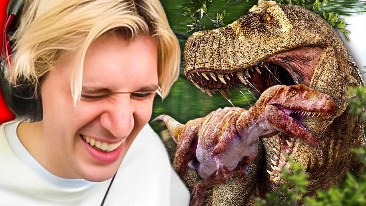 xQc Is The ALPHA PREDATOR In THE ISLE #3