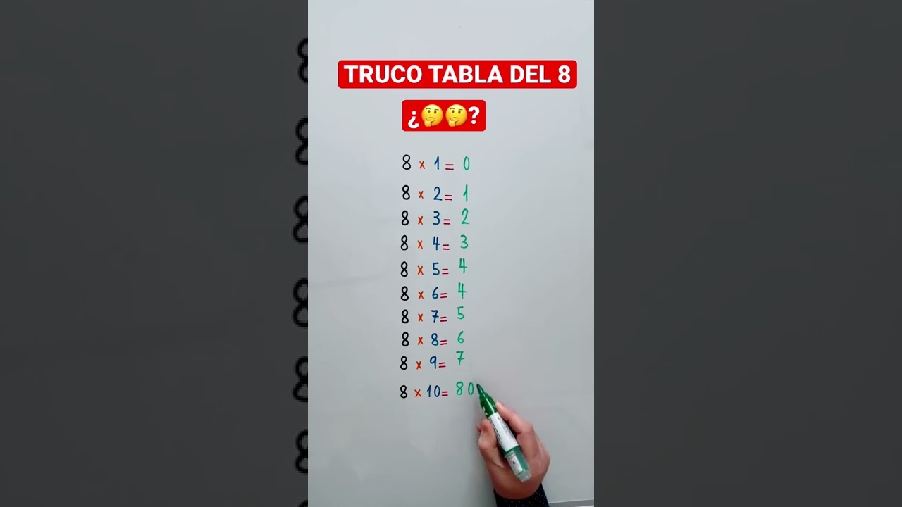 TRUCO MATEM&Aacute;TICO