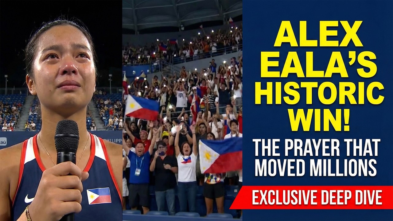 🌟 Alexandra Eala's Tearful Moment 'How Many of You Are Praying'  Heartfelt Reaction Shakes Millions