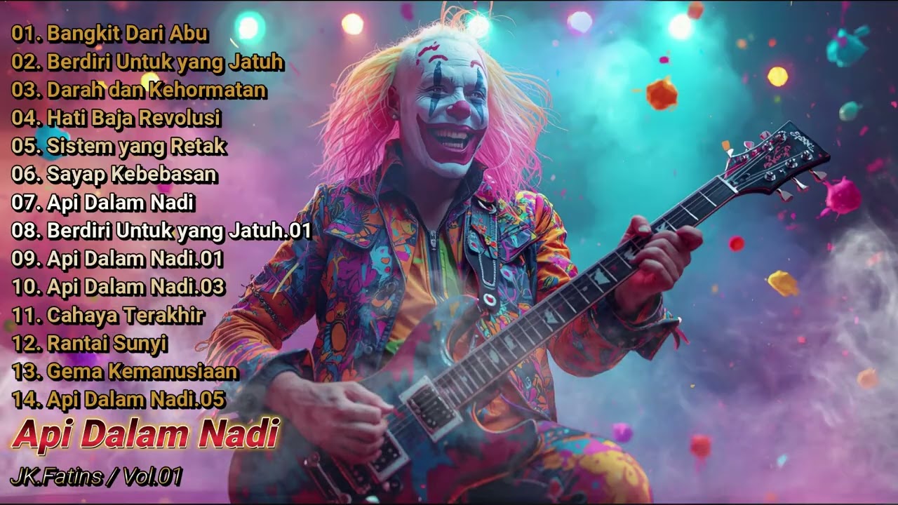 API DALAM NADI – Full Album | Hard Rock / Heavy Metal Indo | Perlawanan • Kebangkitan • Kemanusiaan