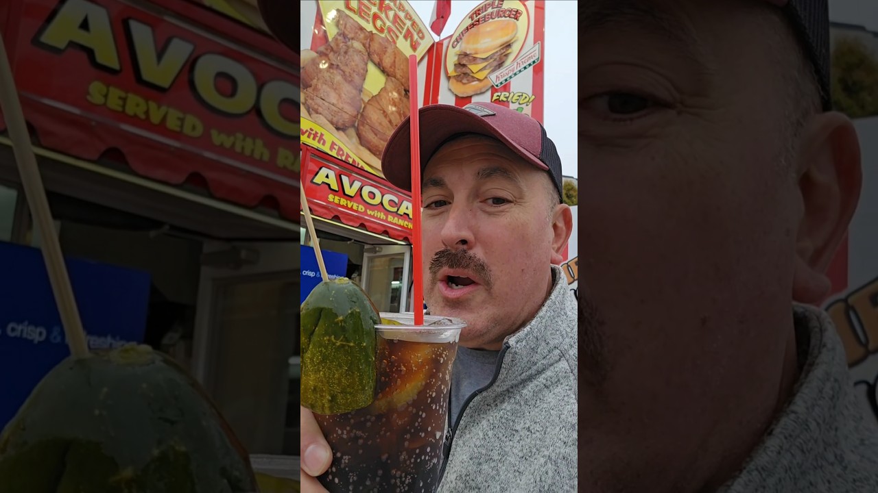 Would you try the Pibb Xtra Pickle Drink at the LA County Fair? #shorts #lacountyfair #pickle
