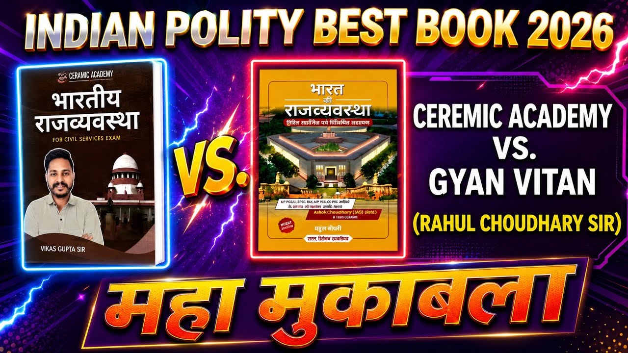 महा मुकाबला -CEREMIC ACADEMY VS RAHUL CHOUDHARY SIR | Indian polity best book #viral 