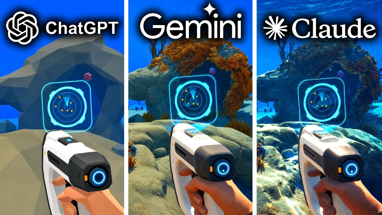 ChatGPT против Gemini против Claude: кто лучше создаст Subnautica 2