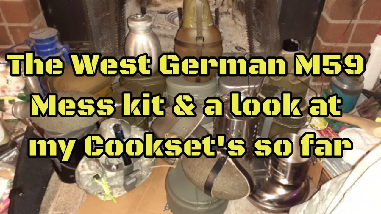 (195) 🏕🔥The West German M59 Mess kit & a look at my Cookset's so far