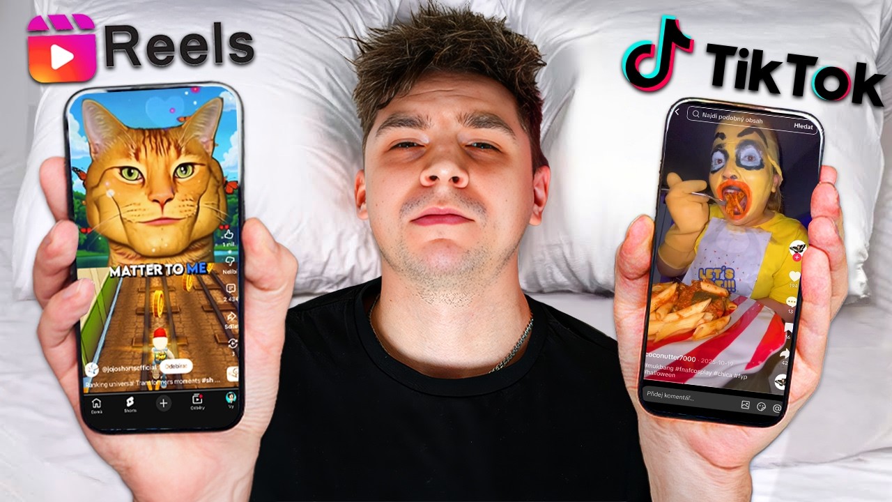 Sleduju 1000 VIDEÍ na TikToku, YouTubu a Instagramu abych zjistil která platforma je NEJHORŠÍ..
