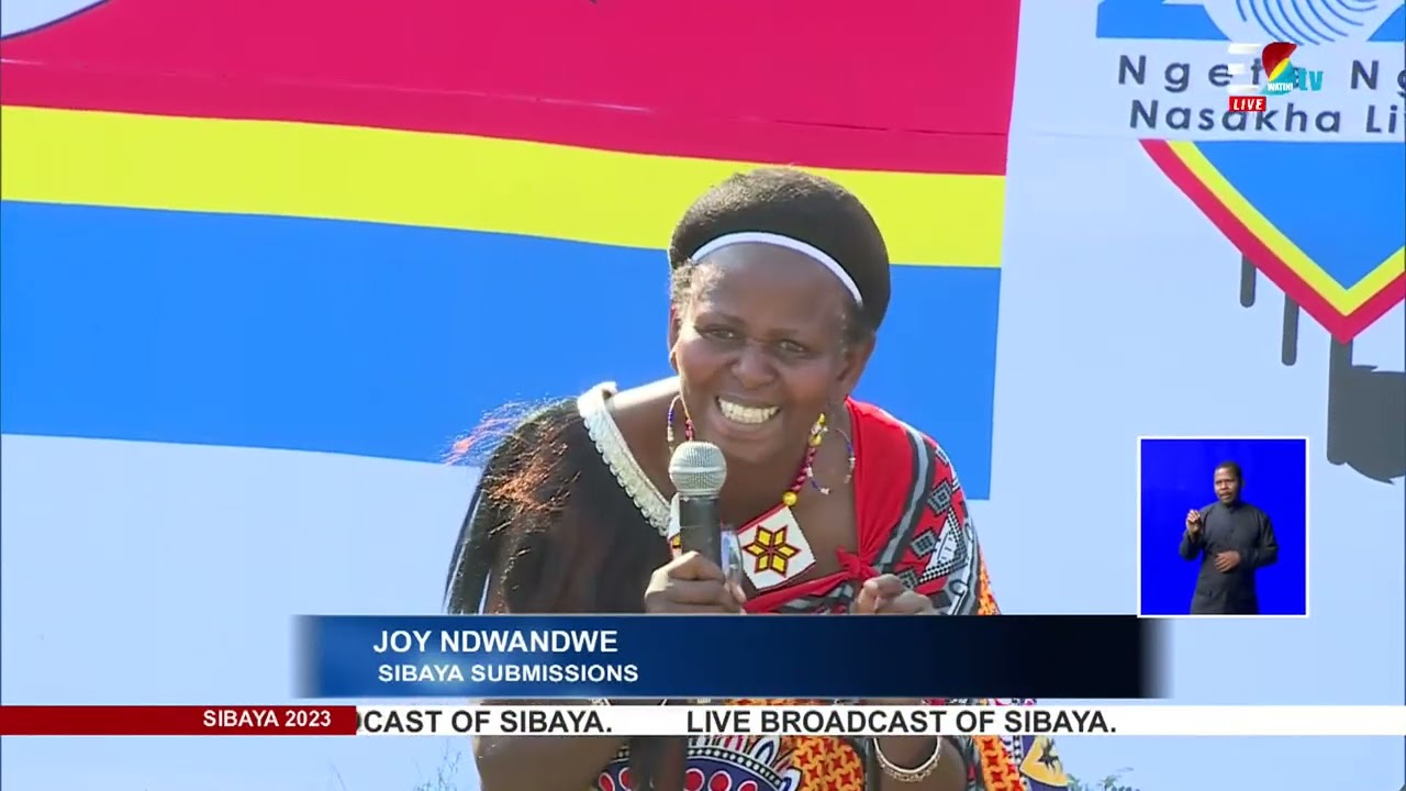 Make Joy Ndwandwe making her remarks during the ongoing Sibaya.