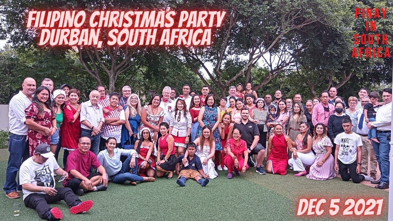 FOREIGNER HUSBANDS ENJOYED OUR FILIPINO X'MAS PARTY/GAMES,DANCES & FOOD - DURBAN, SOUTH AFRICA