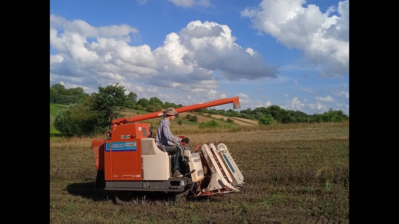 Зерноуборочный комбайн Kubota SR 16 / Третий сезон эксплуатации / Combine harvester Kubota SR 16.