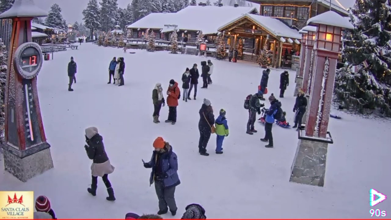 Live @ Santa Claus Village Webcam.