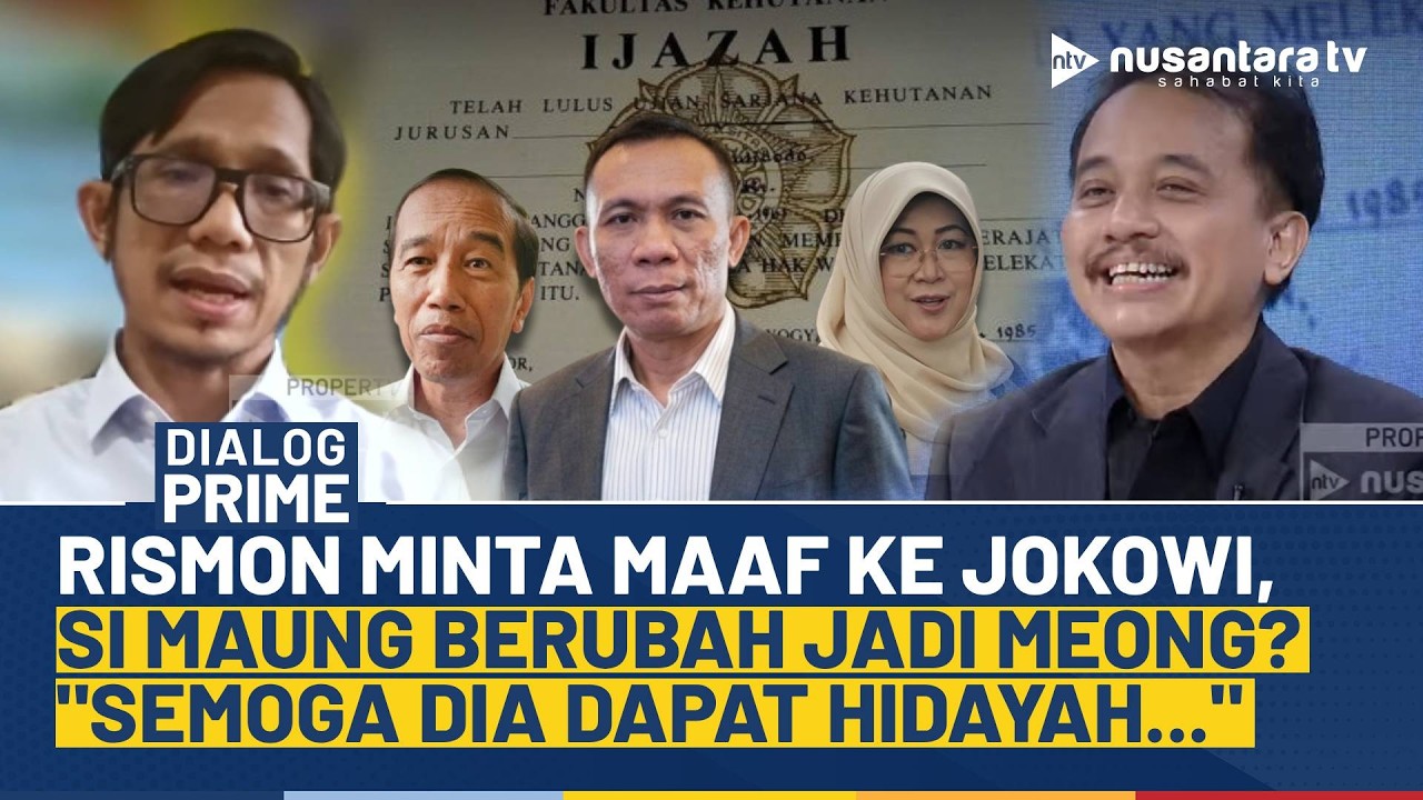 [FULL] Rismon Minta Maaf ke Jokowi Soal Ijazah, Roy Suryo Cuma Ketawa: Moga-moga Dia Dapat Hidayah!