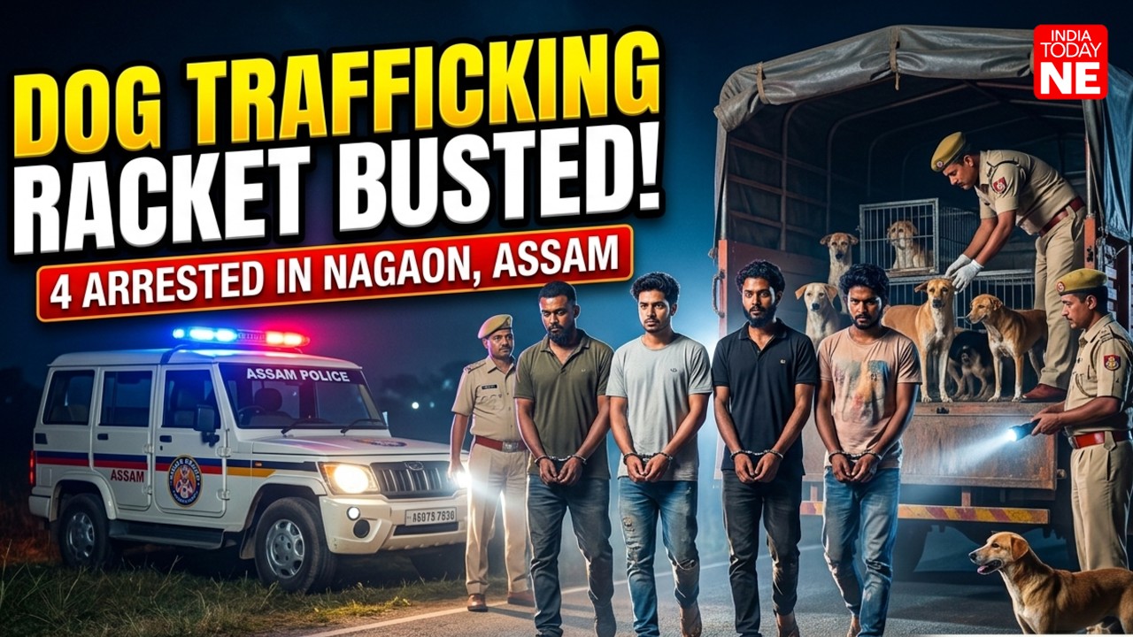 Four held in Assam's Nagaon for allegedly stealing and trafficking dogs to other states