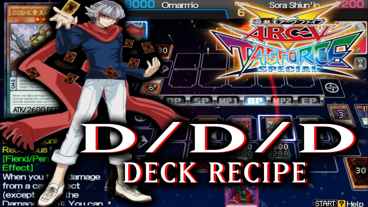 D/D/D Deck | Akaba Reiji Deck - Yu-Gi-Oh! Arc-V Tag Force Special #98