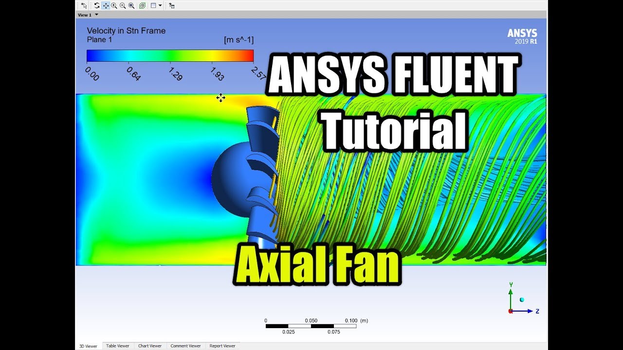✅ #ANSYS FLUENT Tutorial - Axial Fan