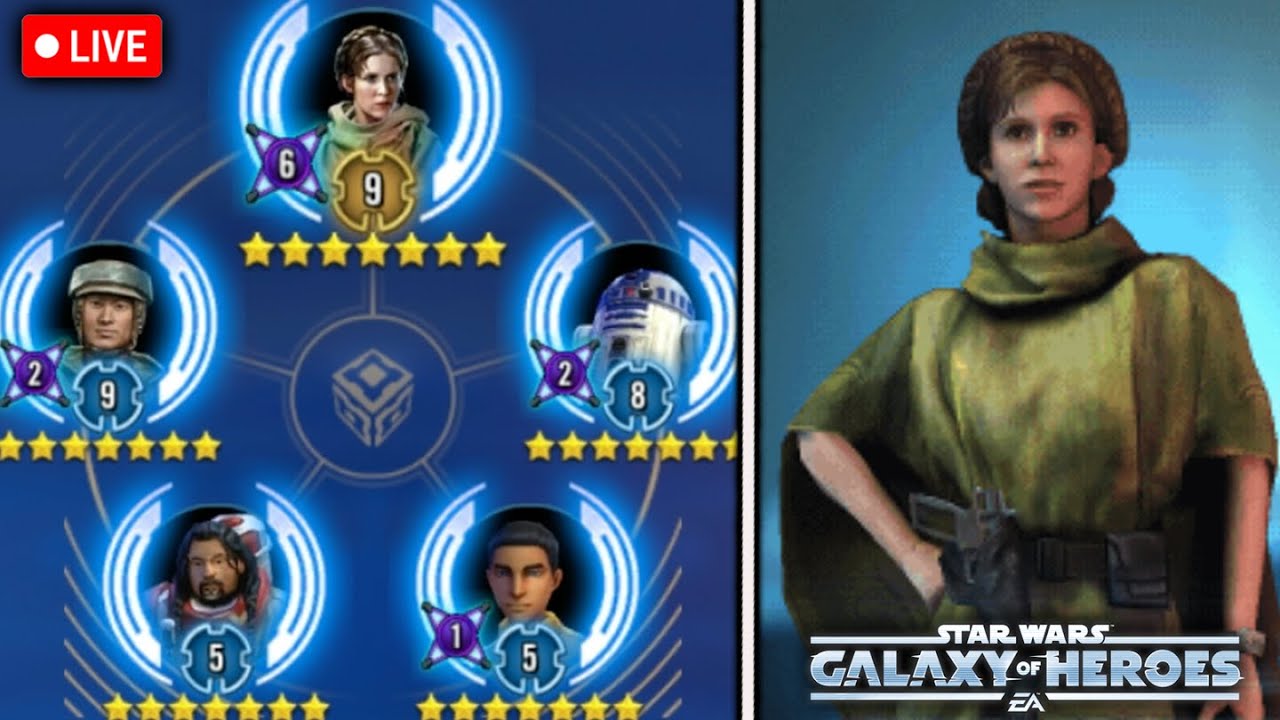 Galactic Legend Leia Organa Defense Testing vs ALL Galactic Legends - Is This the BEST Leia Team?