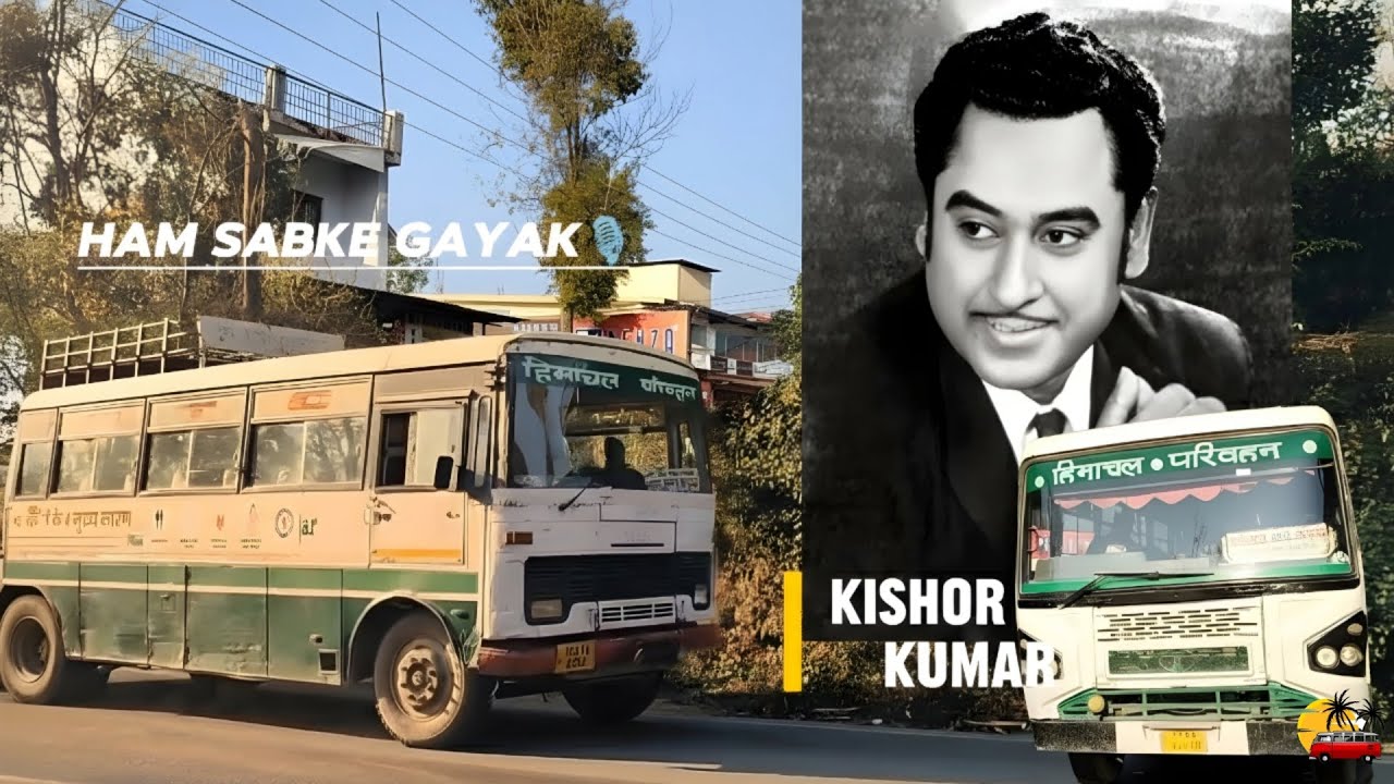 Most Relaxing Mountain Journey with Kishore Kumar Evergreen Songs 🎧🌲#kishorekumar #kishorekumarsongs
