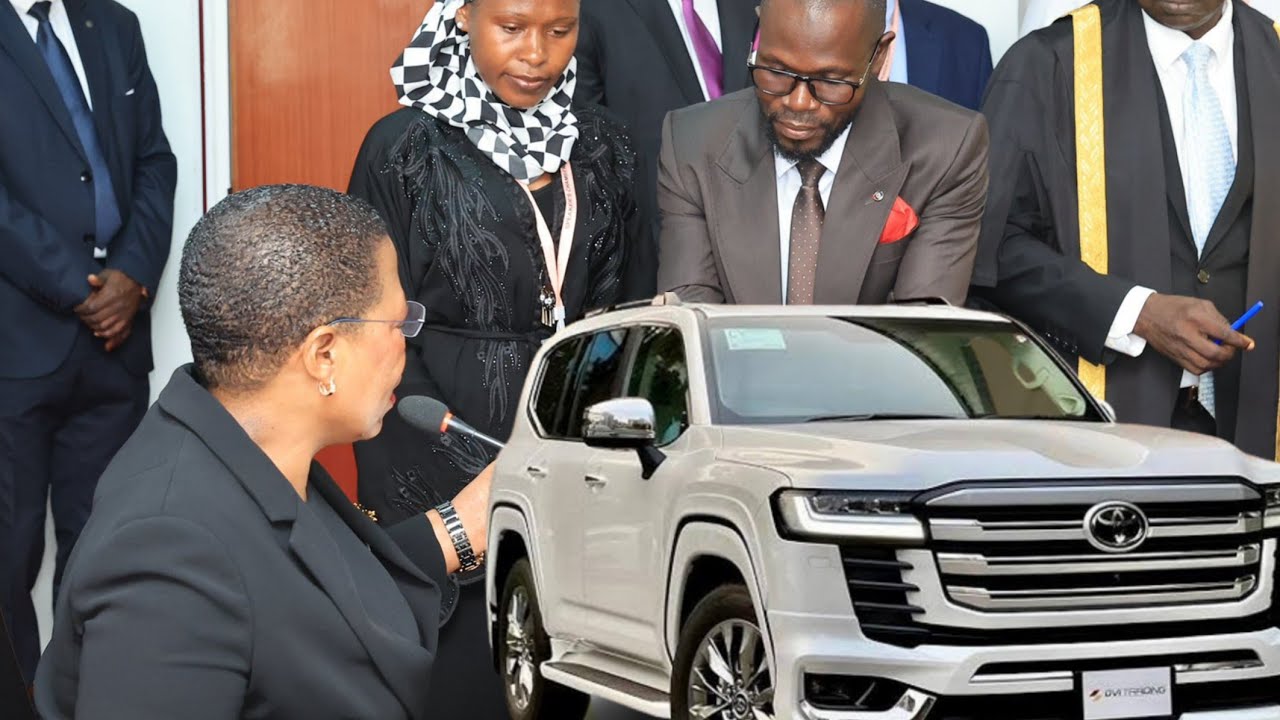 Speaker Anita Among Orders Brand New Vehicle for Nalukoola.