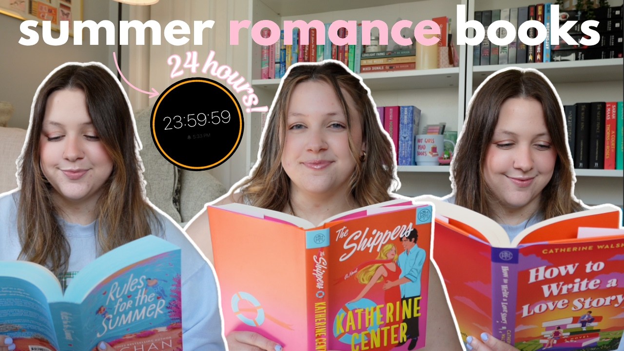 Читаю летние любовные романы 24 часа!! ☀️📖🌴 *24-часовой марафон чтения*