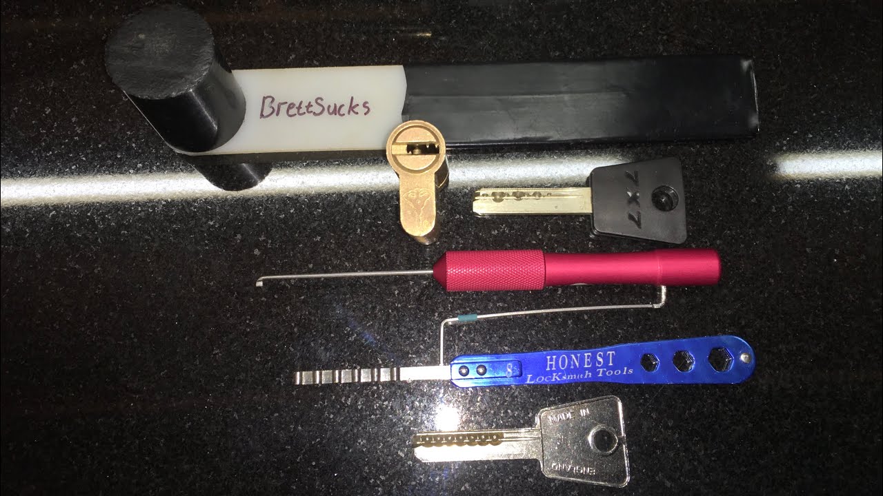 MUL-T-LOCK 7x7, Euro Dimple lock, Picked, Raked & Bumped, (7 Pins).