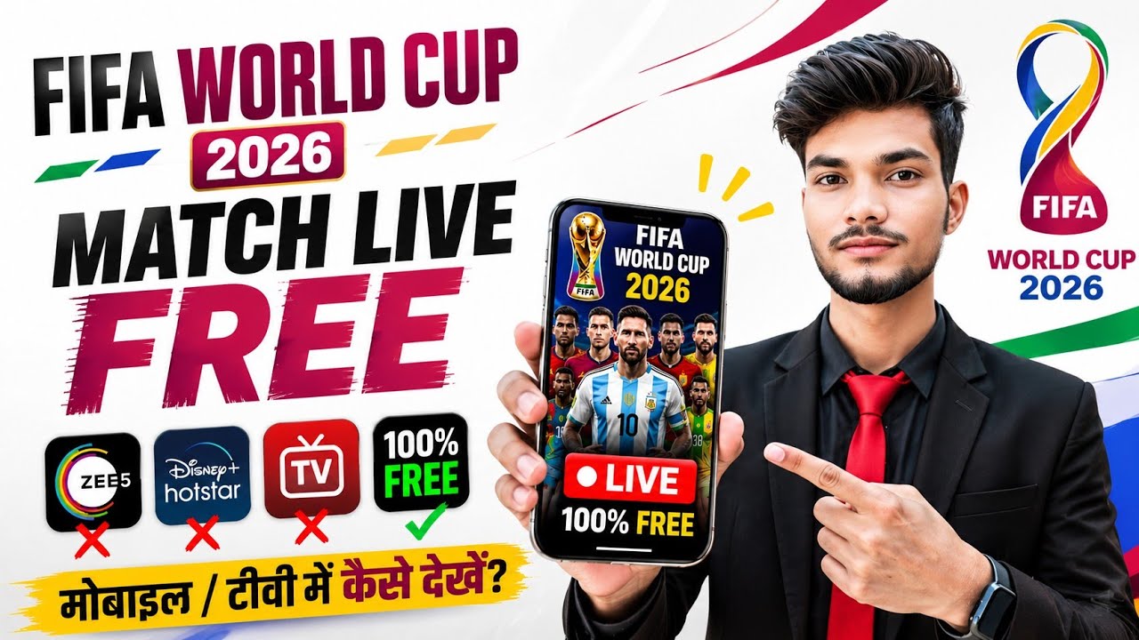 FIFA World Cup 2026 | Kaise Dekhe | How To Watch FIFA World Cup 2026 