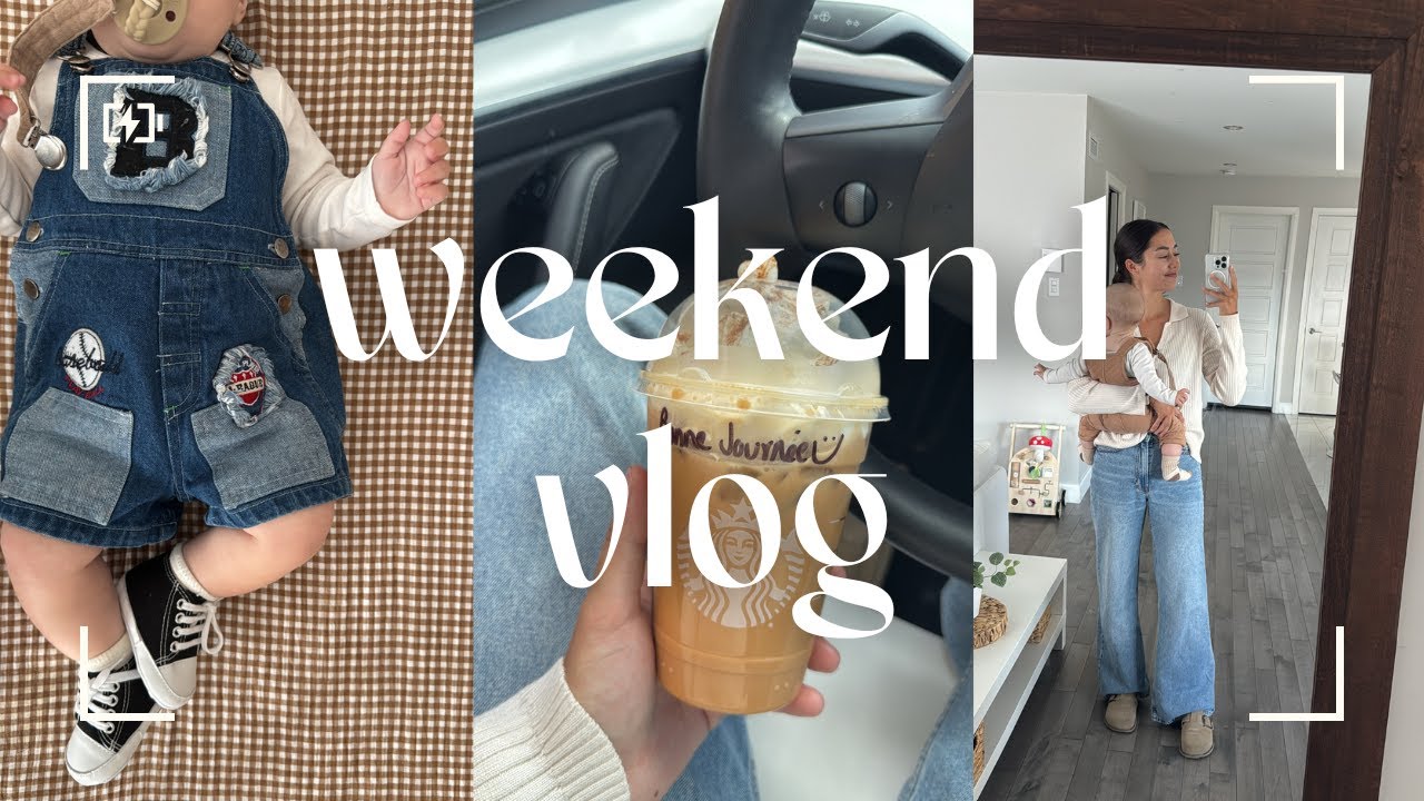 vlog maman: weekend tranquille à la maison + simple et authentique