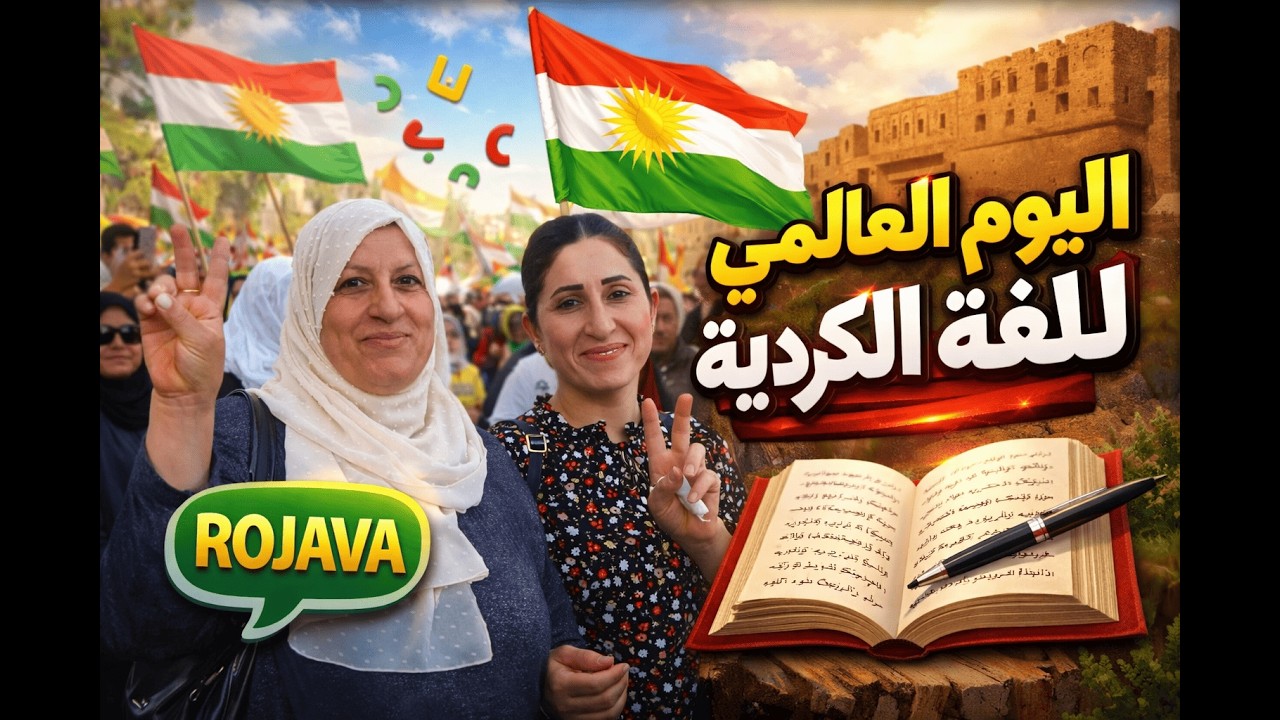 كـــــيف يحتفـــل الأكــــراد بيــــوم اللغـــة الكـــــردية Roja zimanê Kurdî