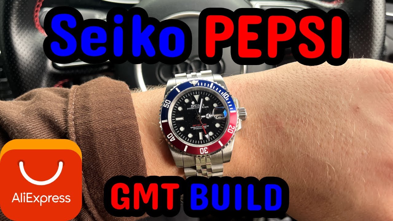 I built a PEPSI GMT Seiko from Aliexpress