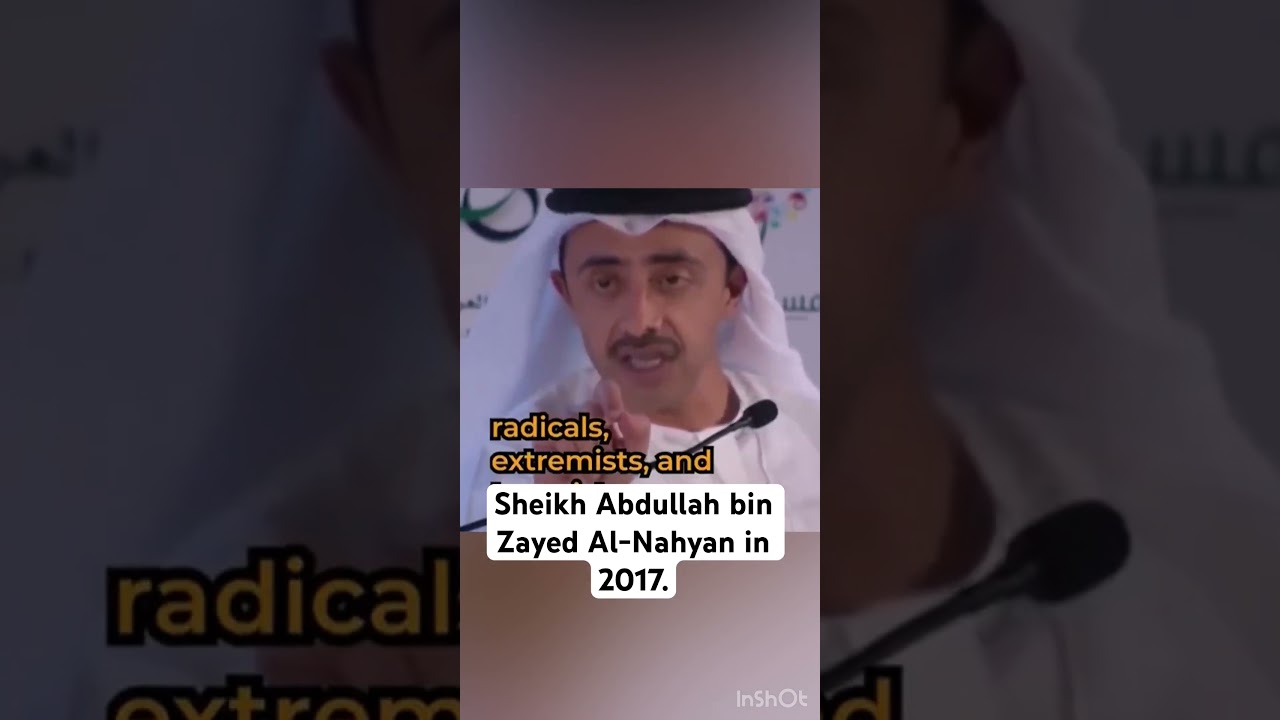 Sheikh Abdullah bin Zayed Al-Nahyan in 2017. #sheikh #nahyan #dubai #uae #uaenews #sheikzayedroad