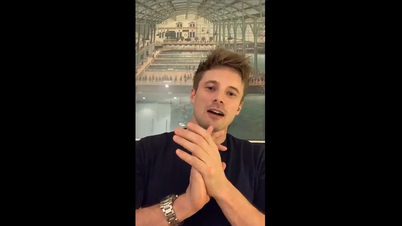 Bradley James Instagram Live from 20/March/2020