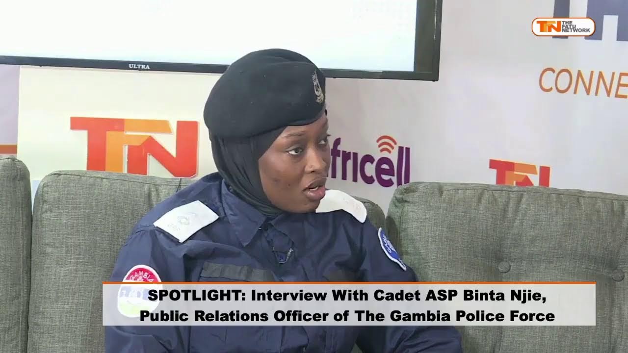 SPOTLIGHT: Interview With Cadet ASP Binta Njie, Public Relations Officer of The Gambia Police Force