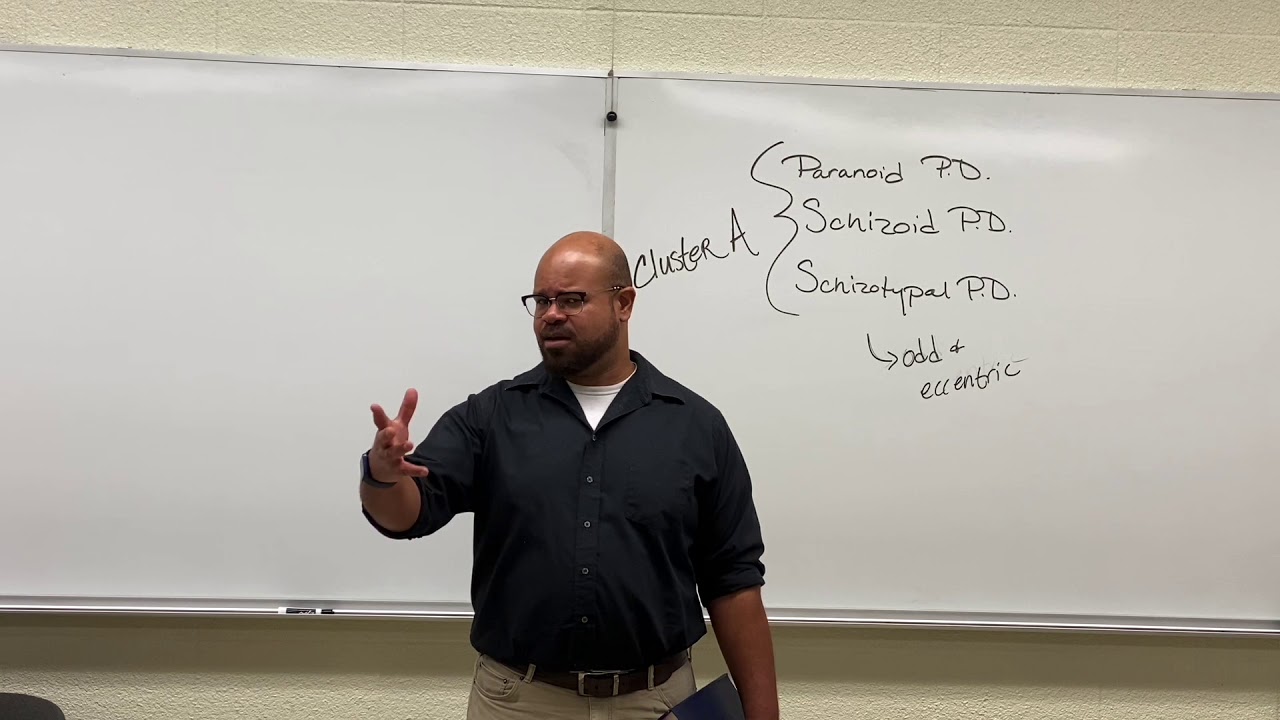 Abnormal Psychology- Lecture 12: Cluster A Personality Disorders