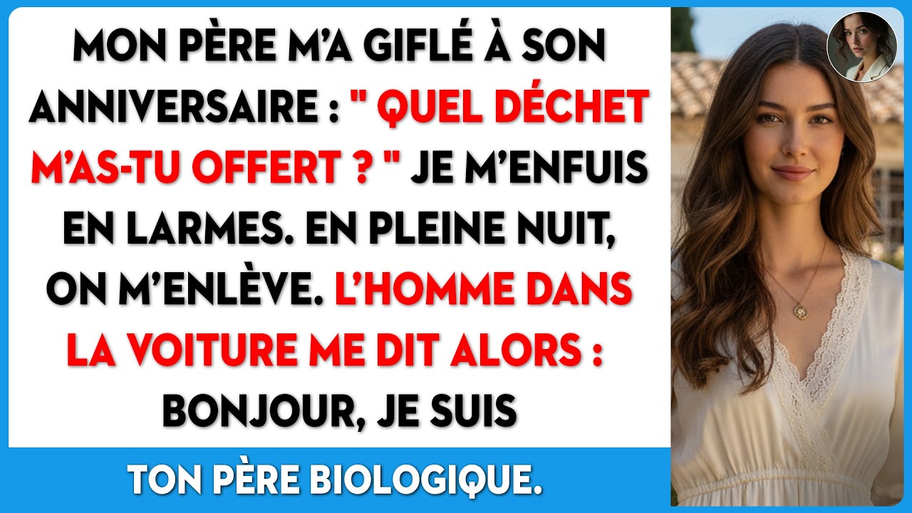 Mon père m'a giflé à son anniversaire. Deux semaines après, un juge lui a tout pris.