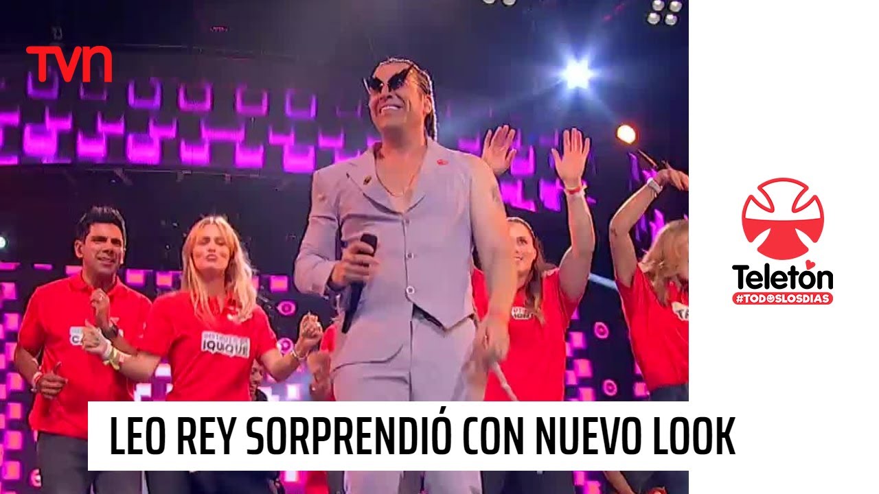 Leo Rey sorprendió con su llamativo look e hizo bailar al Teatro Teletón I Teletón 2021