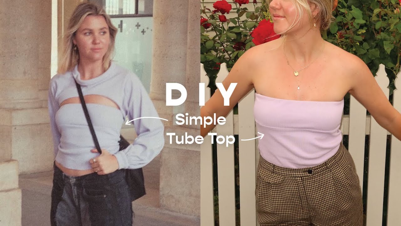 DIY // Self Drafting a Simple Fitted Tube Top