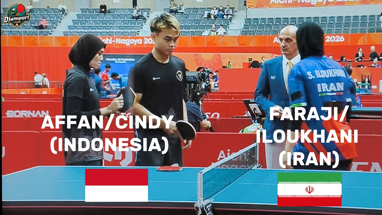Affan/Cindy (INDONESIA) VS Faraji/Iloukhani (IRAN) | Ganda Campuran Asian Games 2026