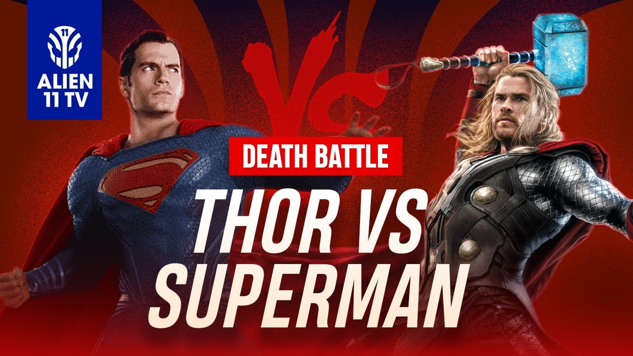Thor vs Superman (Хэн нь дийлэх вэ?) death battle!.