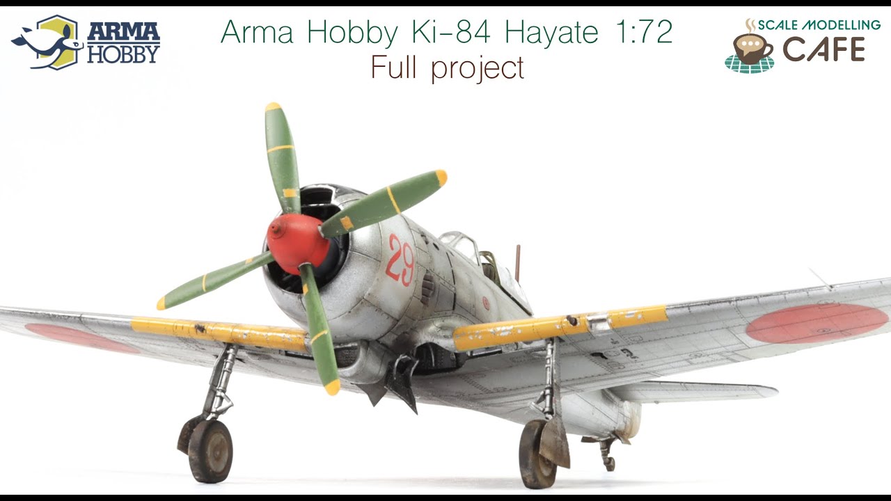 Arma Hobby Ki-84 Hayate 1:72 Full project