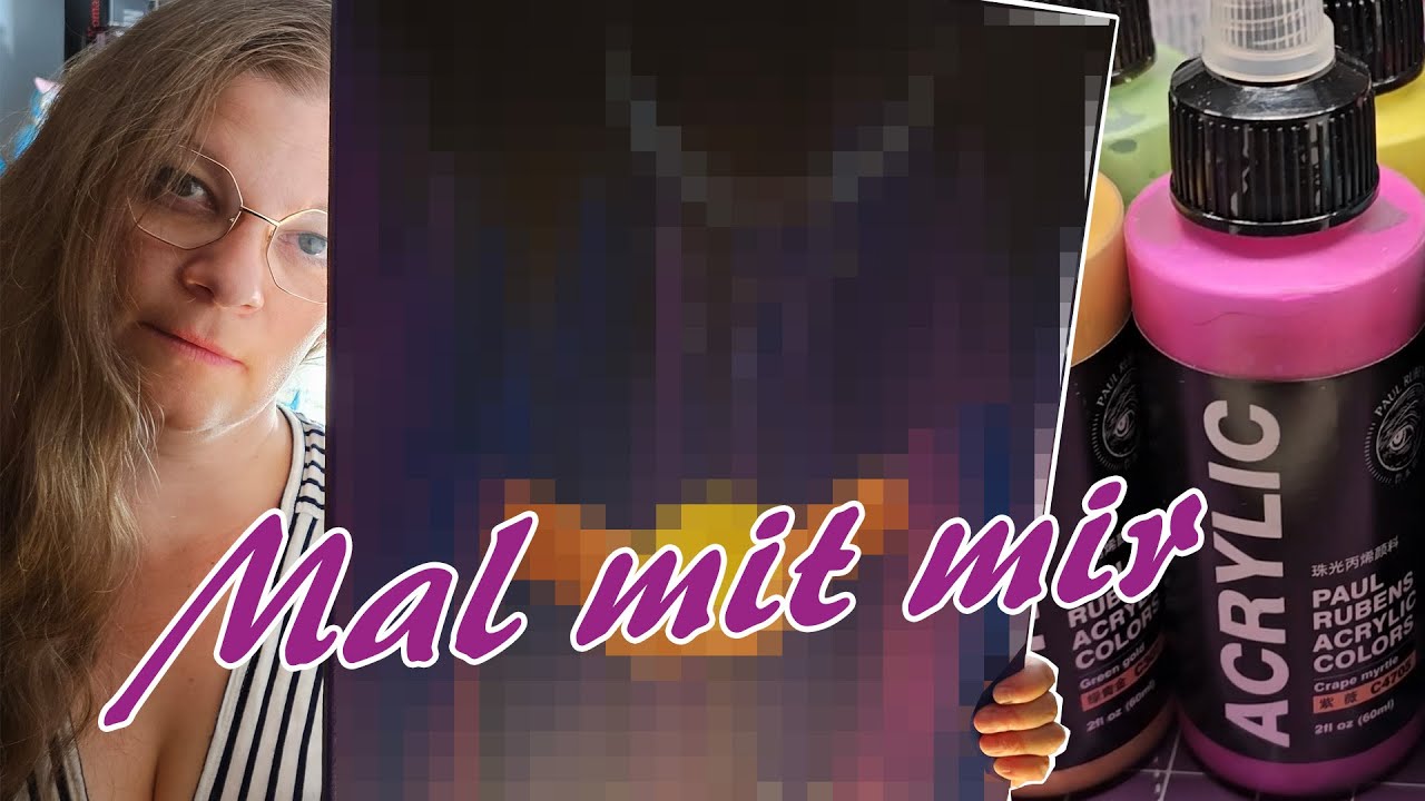 Paint with me - an der Staffelei- ft. #paulrubens Metallic-Acrylics