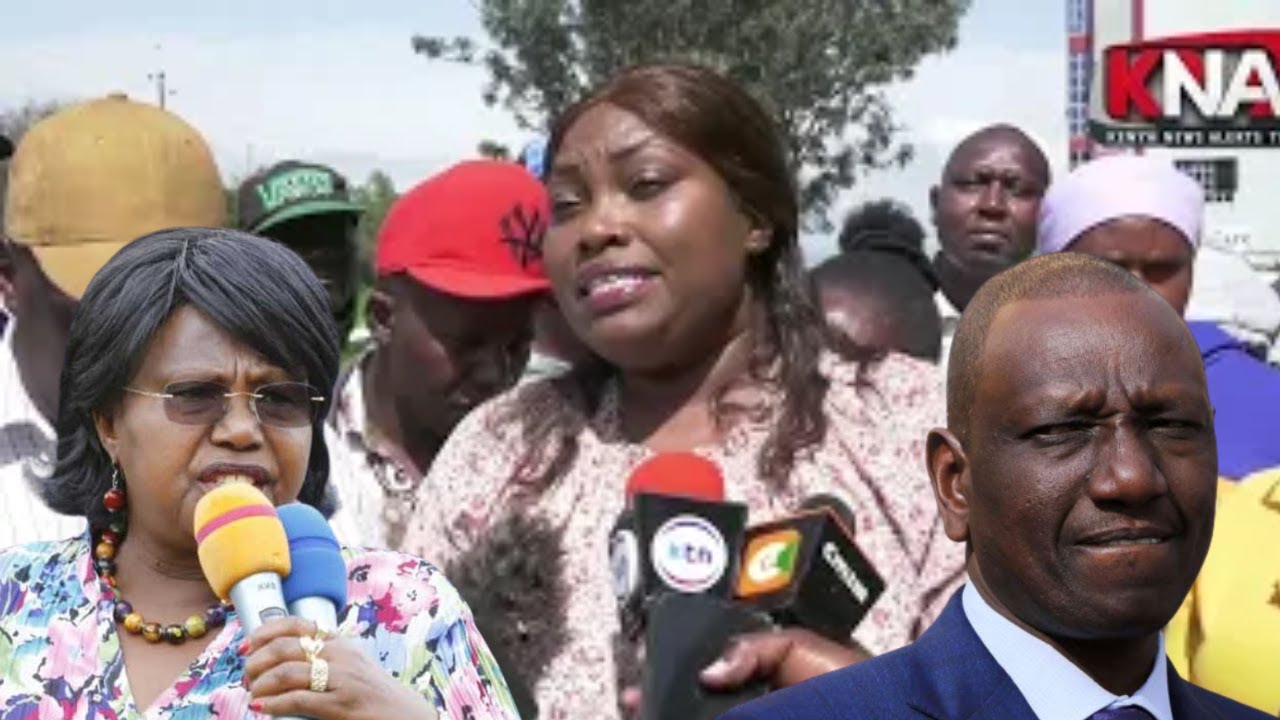 ANGRY NAIVASHA RESIDENTS FUMES AFTER RUTO'S GOVERNMENT REMOVED MP JANE KIHARA'S SECURITY