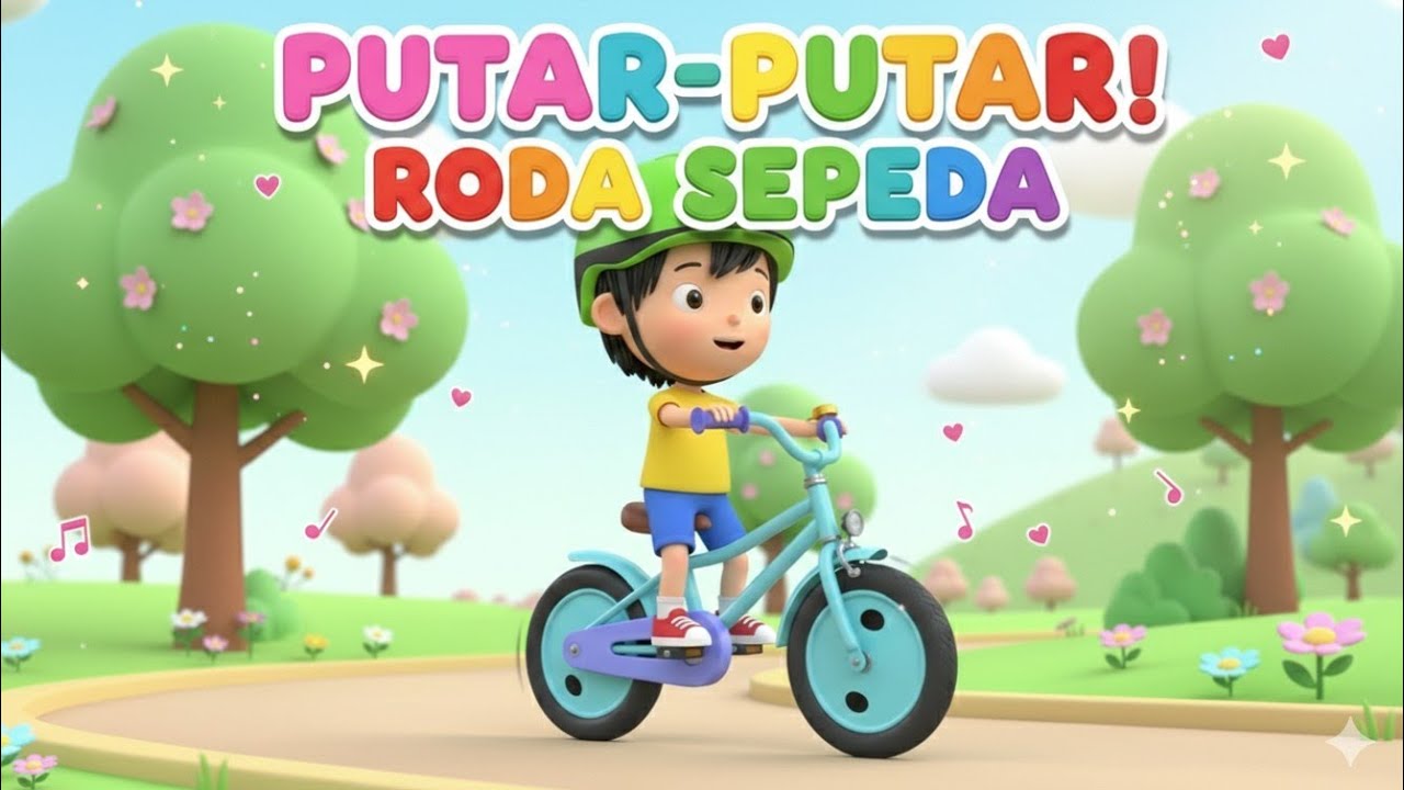 Roda Sepeda Putar-Putar 🚲🎵 | Lagu Anak Ceria