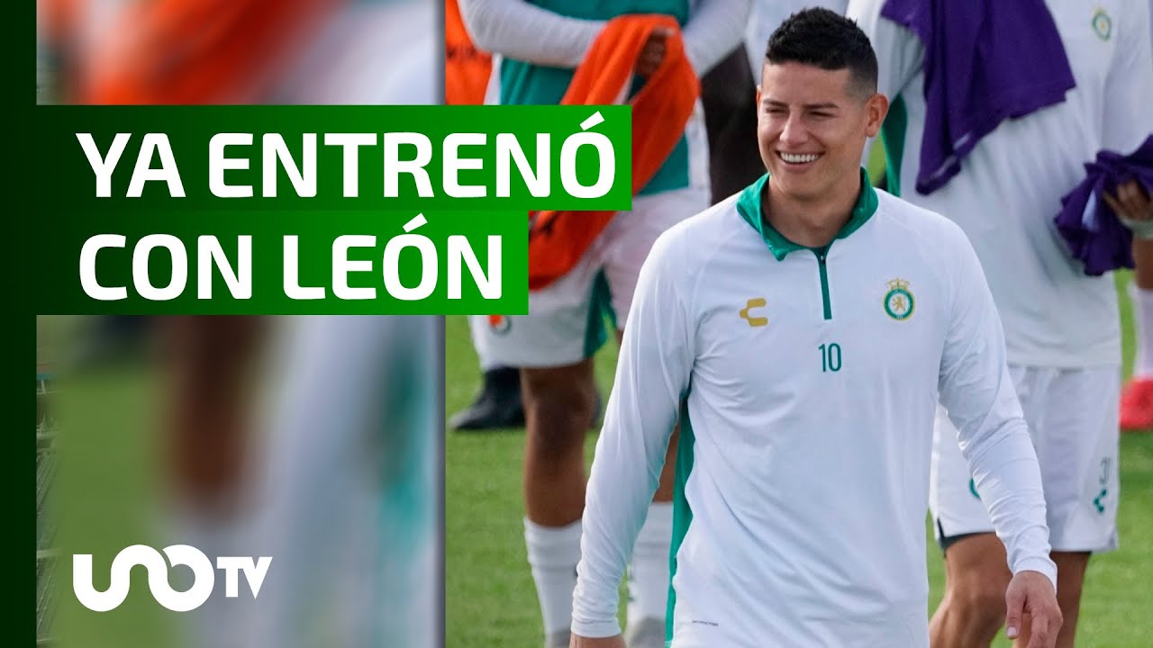 Presentan a James Rodríguez con León, ya entrenó