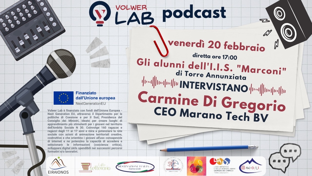 A Volwer Lab Carmine Di Gregorio, CEO Marano Tech BV