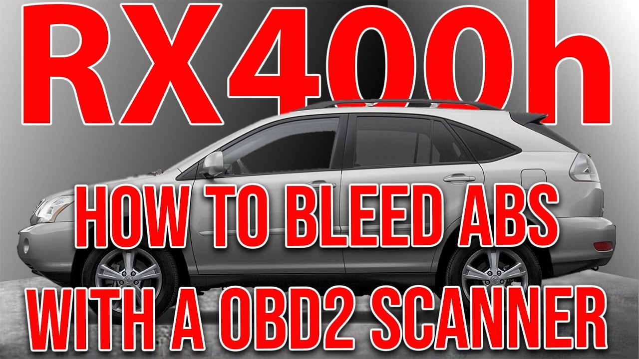 Как прокачать тормоза с ABS с помощью сканера OBD2 &mdash; Гибриды Lexus и Toyota &mdash; Часть 31 &mdash; Bildilla...
