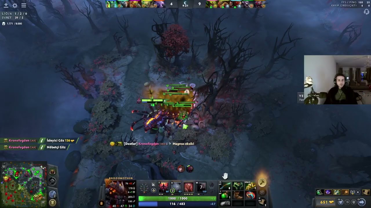 BROODMOTHER MİD GÜZEL TAKIM DOTA 2