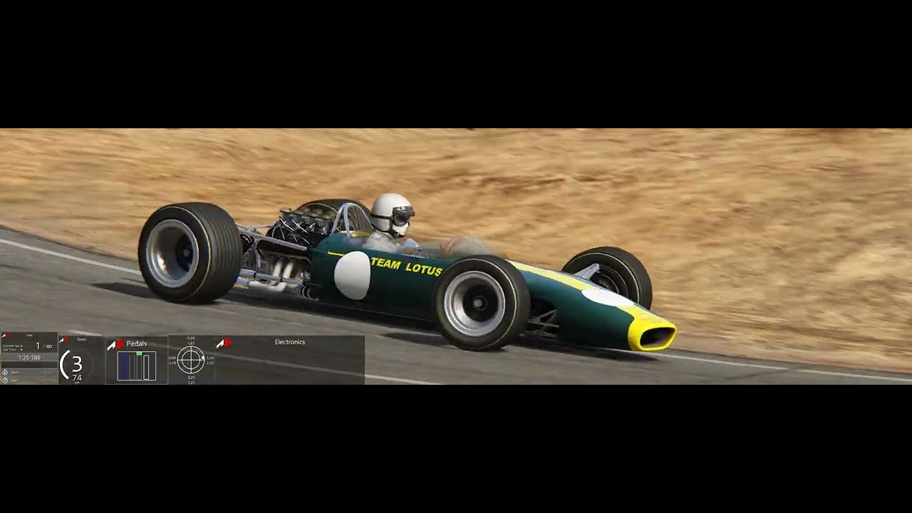 Assetto Corsa Black Cat County Short Lotus Type 49 World Record 2:36.385 TV Cam