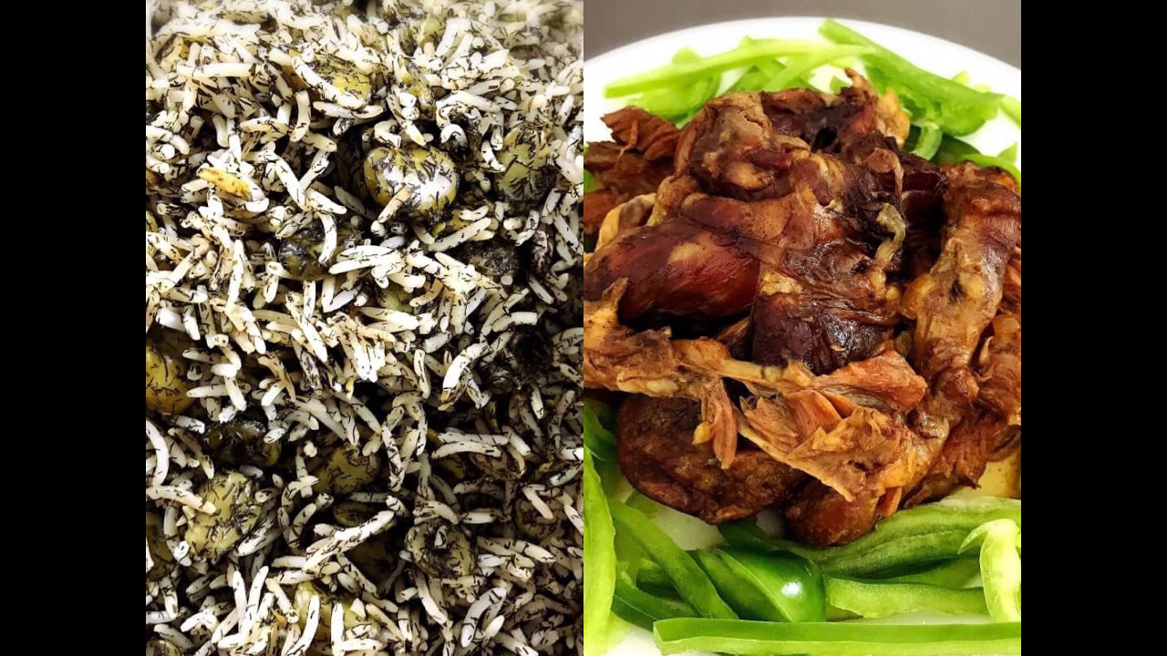 Easy Lamb Leg with Broad Bean (Fava Bean) Dill Rice- باقالی پلو با ماهیچه