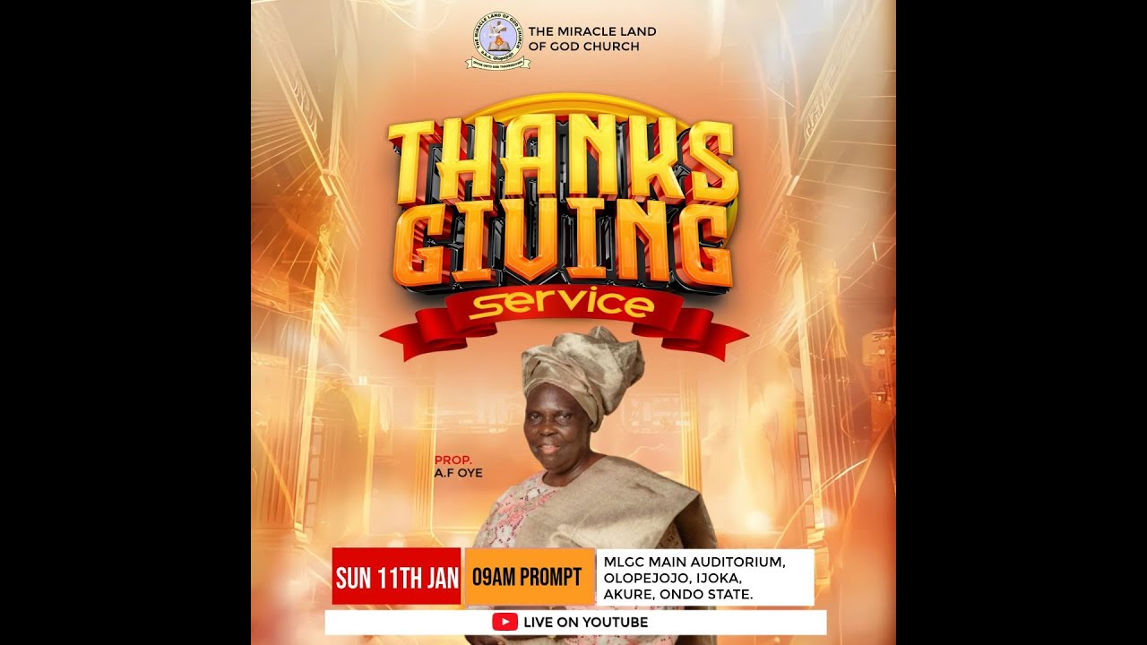 THANKSGIVING SERVICE