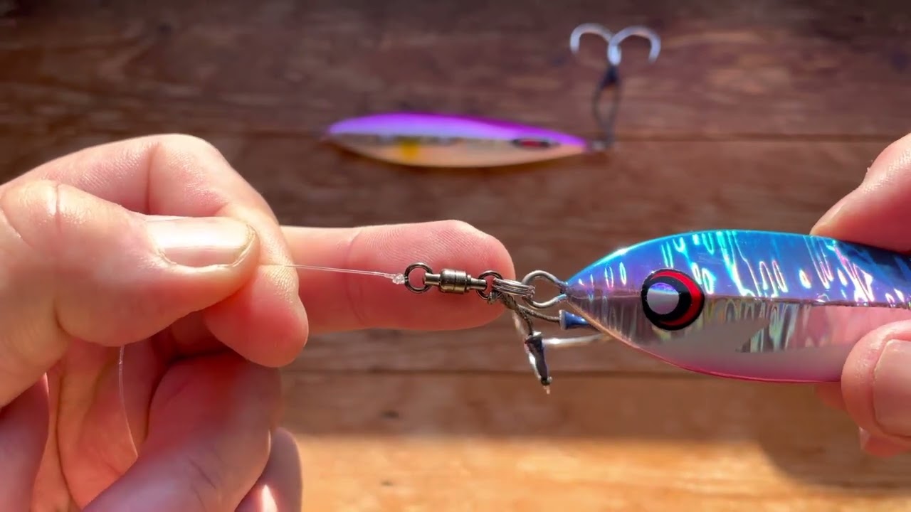 How to attach assist hooks to jigs